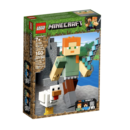 LEGO Minecraft 21149 BigFig - Alex z kurczakiem